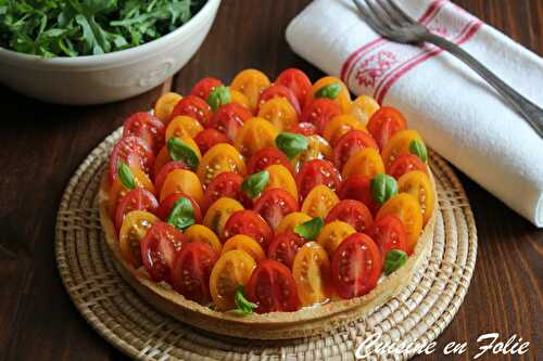 Tarte à la tomate et au fromage de chèvre de Jean-François Piège