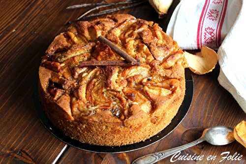 Gâteau pommes et épices de Yotam Ottolenghi