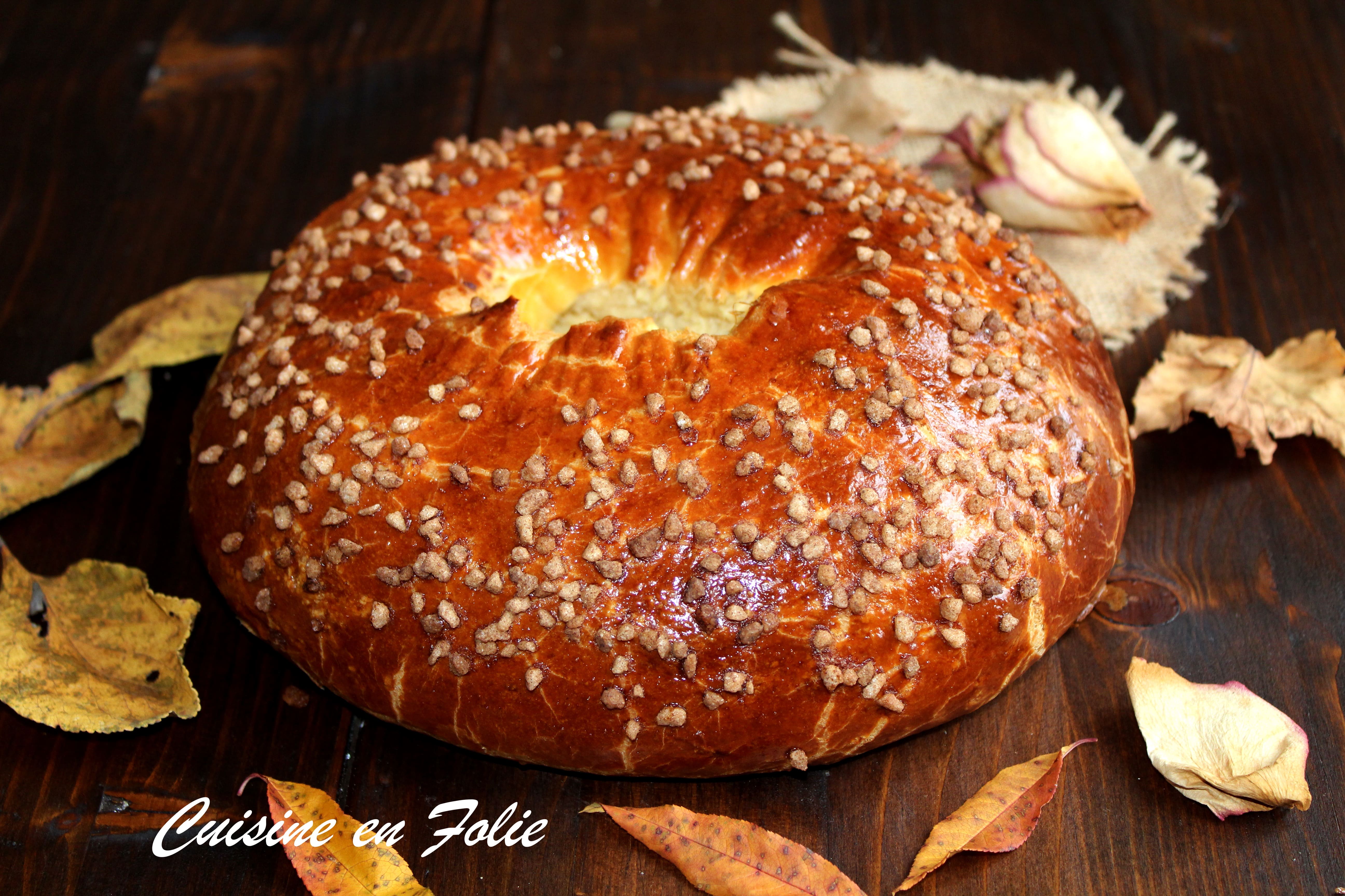 Brioche fleur d’oranger et pralin