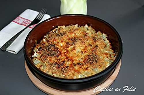 Gratin de fenouil façon crumble de Yotam Ottolenghi