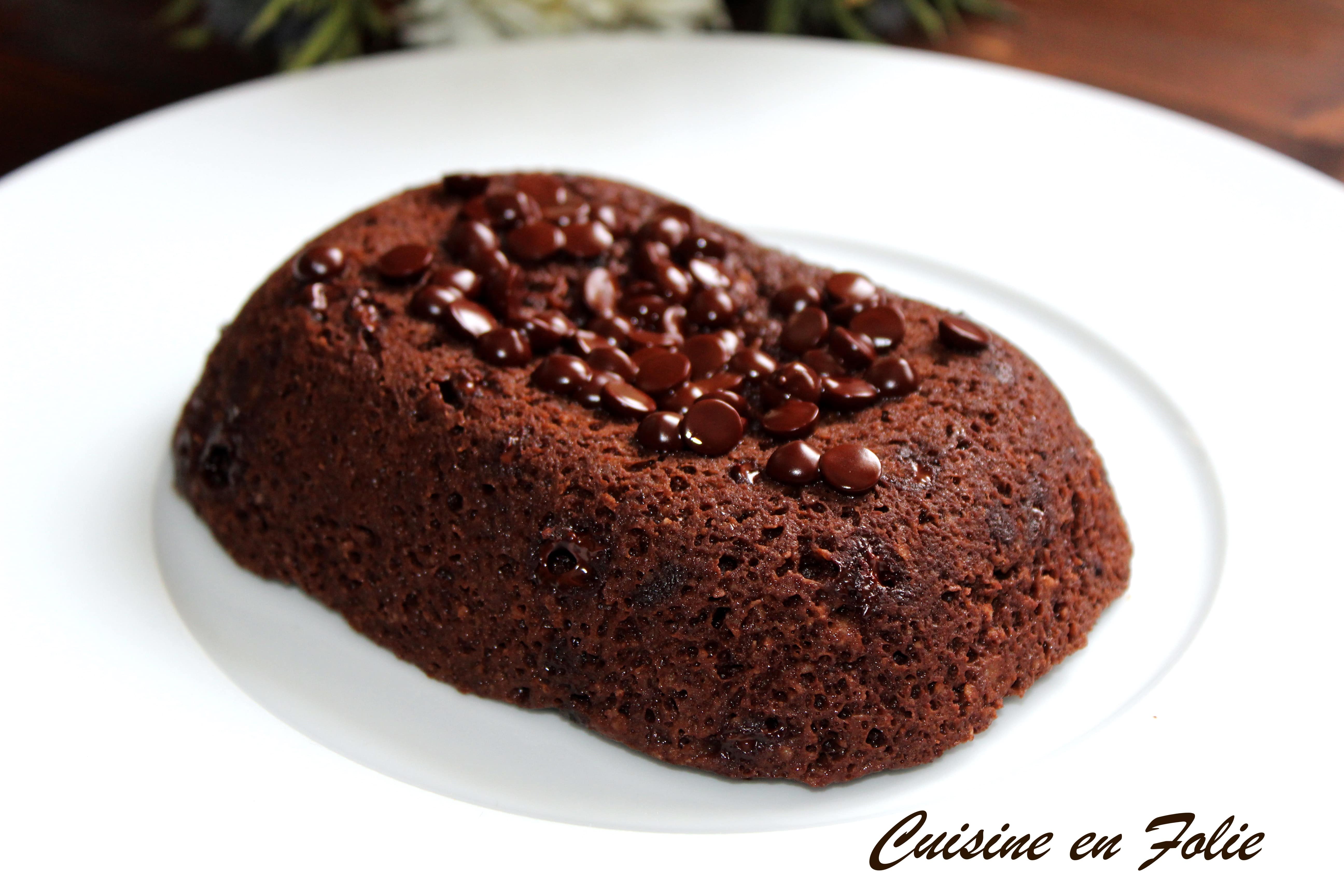 Cake express au cacao – Sans gluten – Sans lactose