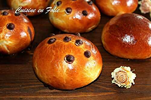 Brioches aux pépites de chocolat