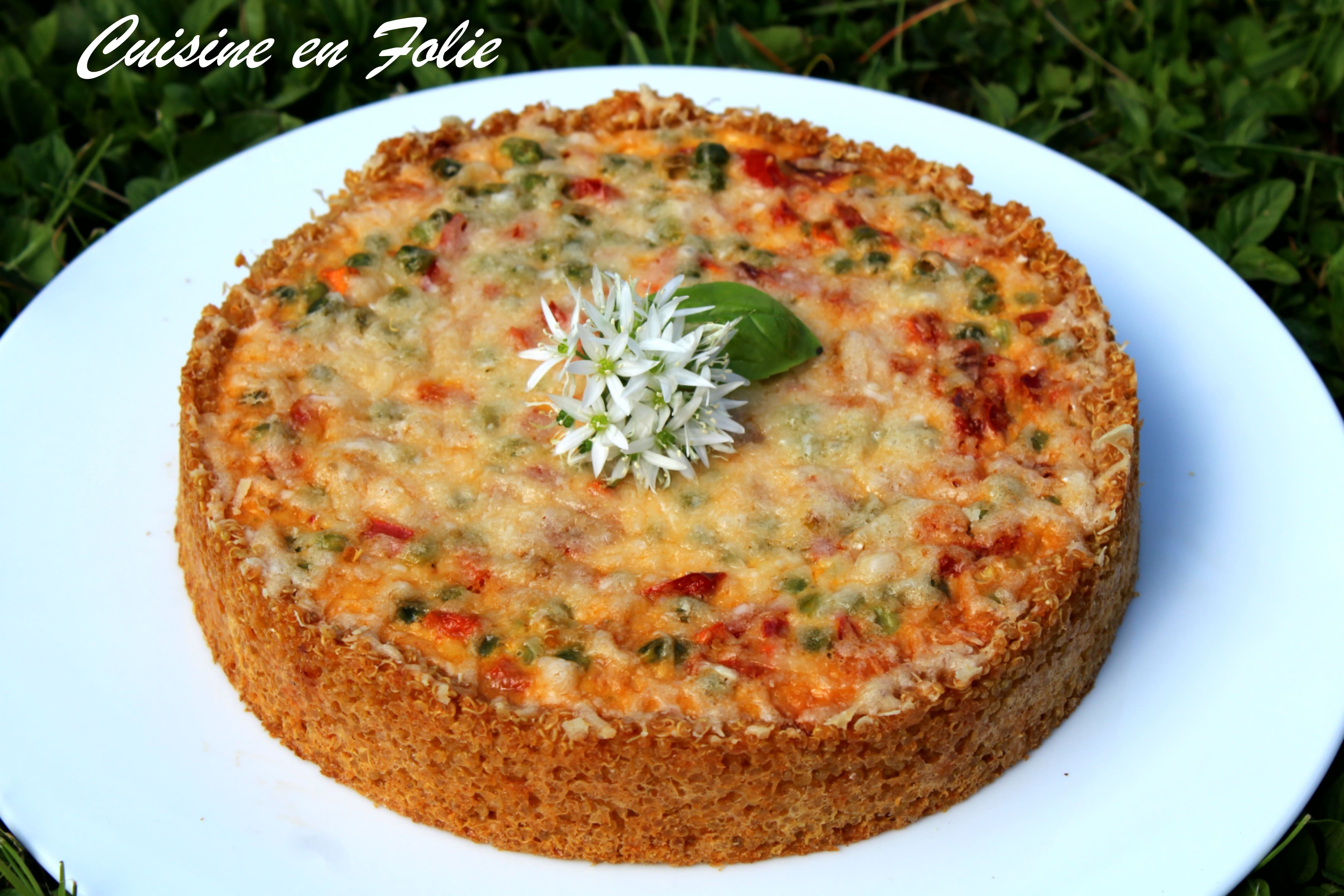 Quiche au quinoa – IG Bas