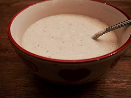 Velouté de panais et de noisettes