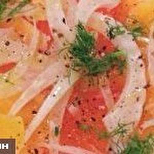 Carpaccio betterave orange