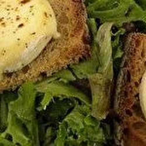 Chèvre chaud sur salade