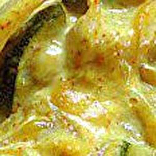 Courgettes au curry onctueux