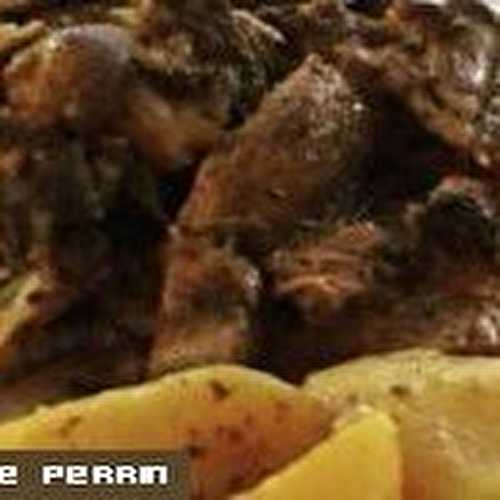 Cuissot de chevreau mariné au miel et épices