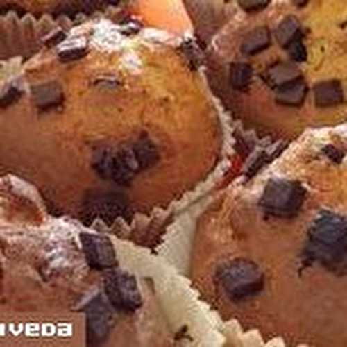 Muffins au chocolat noir