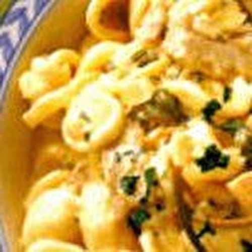 Orecchiette sauce au thon, citron et câpres