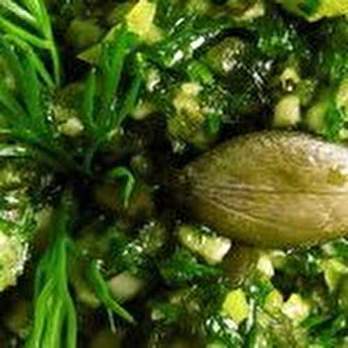Pesto d'aneth aux graines de courge
