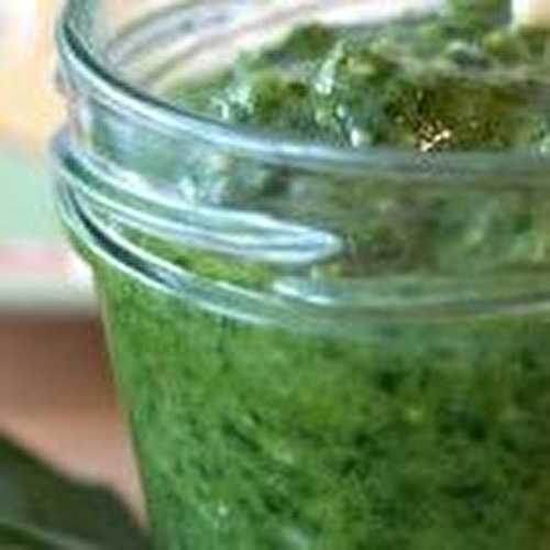 Pesto de vert de blettes