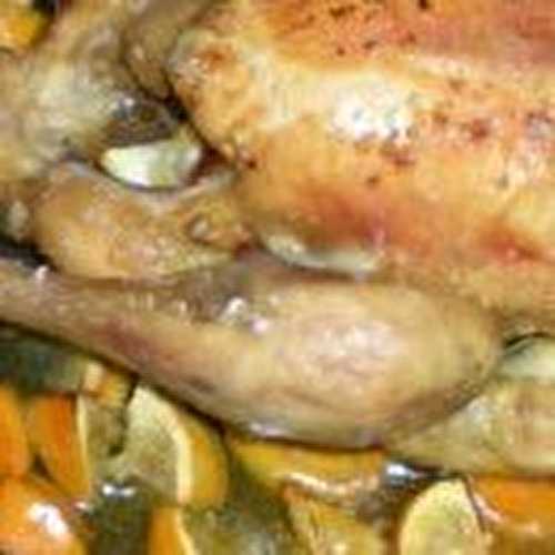 Poulet bergamote citron