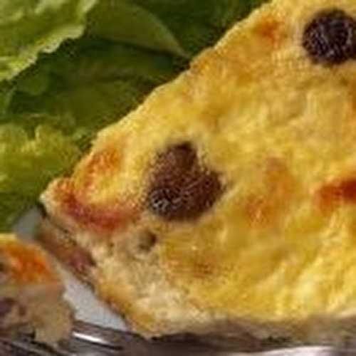 Quiche ardéchoise, châtaigne et picodon