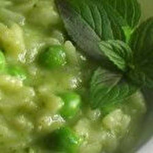 Risotto aux petits pois