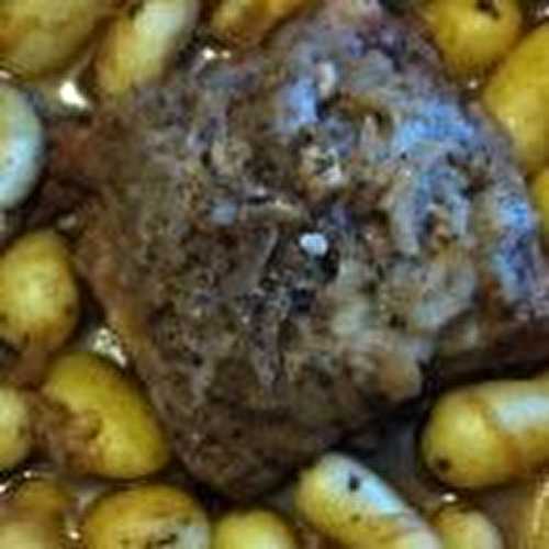 Rôti de porc à la bière au pain
