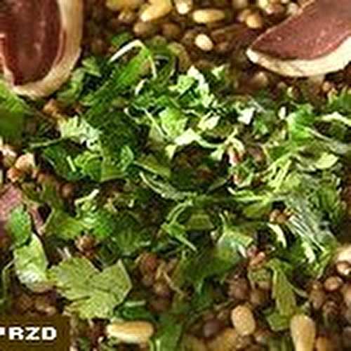 Salade de lentilles au magret