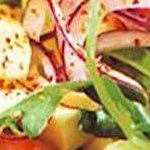 Salade de pastèque et mozzarella