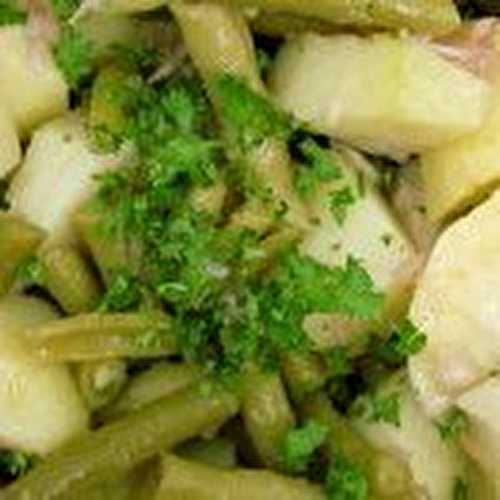 Salade de pommes de terre aux haricots verts