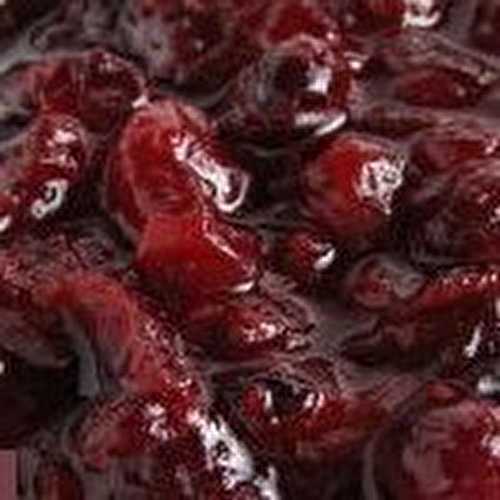 Sauce aux canneberges (Cranberry Sauce)