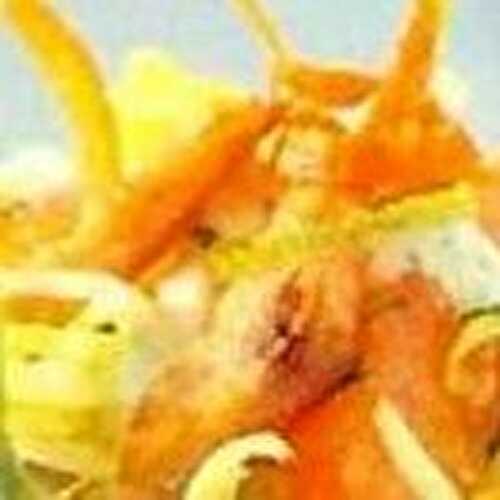Salade d'endives en carnaval