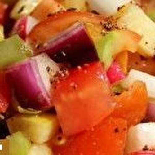 Salade marocaine de tomates merk hzina