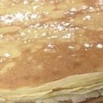 Pâte à crêpes sucrée au rhum