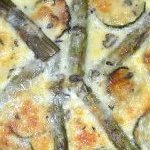 Tian de courgettes aux asperges