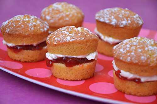 Encore des petits gâteaux : vanille + fraise + cream cheese