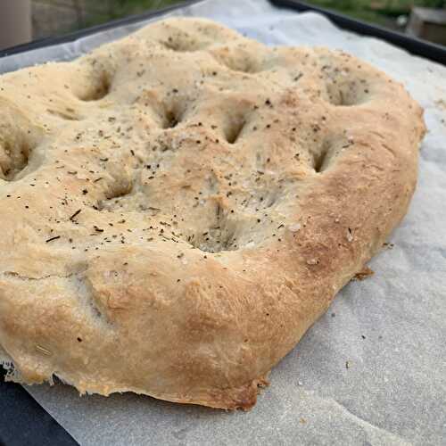 Focaccia pour l'apéro