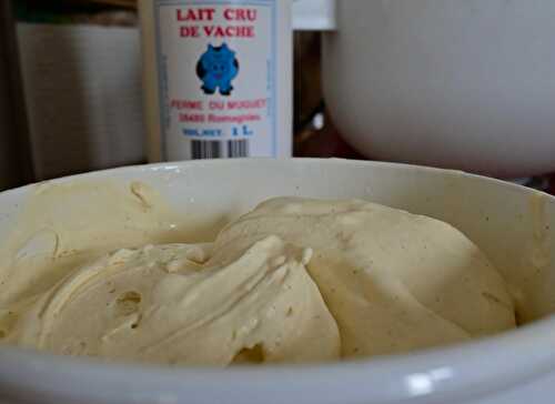 Glace vanille onctueuse