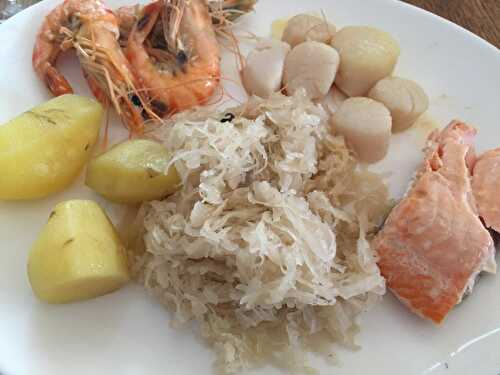 How I saved my seafood choucroute from disaster