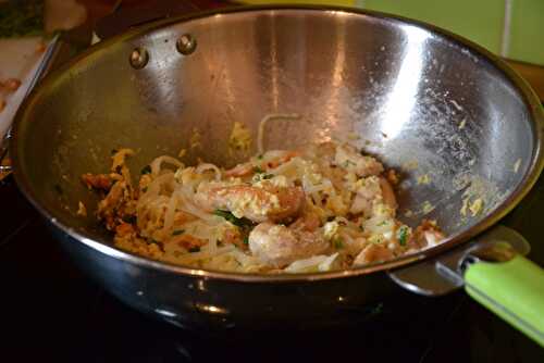 Pad Thaï express au poulet - cuisine lifestyle par @miss_tchiiif