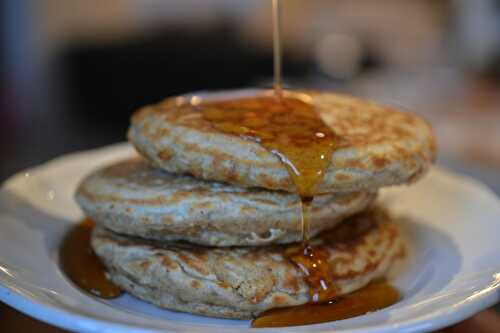 Pancakes aux flocons d'avoine - cuisine lifestyle par @miss_tchiiif
