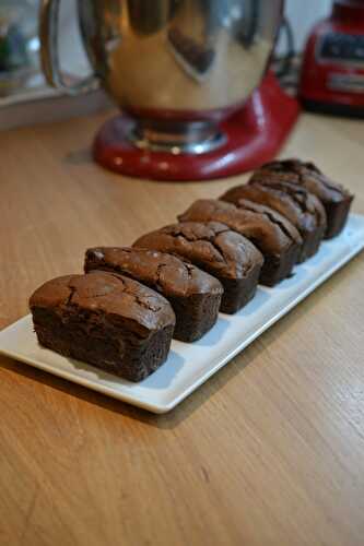 Petits cakes au chocolat... qui gonflent, qui gonflent !