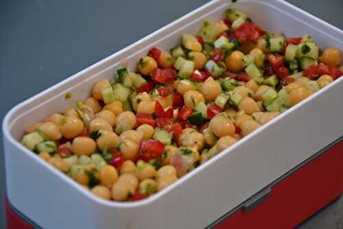 Salade de pois chiches façon taboulé libanais