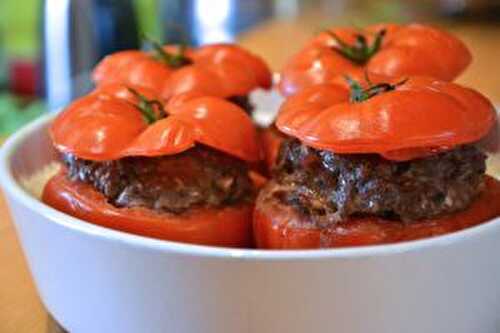 Tomates farcies cuites au four