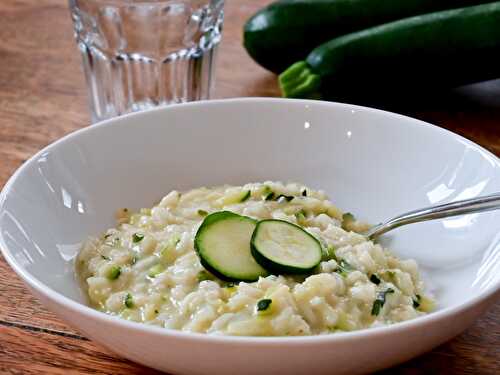 Un bon risotto aux courgettes