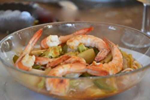 Wok de crevettes sauce aigre-douce - cuisine lifestyle par @miss_tchiiif