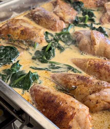 Cuisses de poulet au beurre citronné : la meilleure recette de poulet en sauce