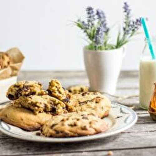 AMERICAIN COOKIES « PRESQUE » COMME LES COOKIES DE LEVAIN BAKERY