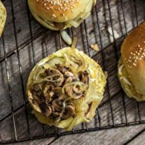 BURGER CHAMPIGNON & BUN MAISON