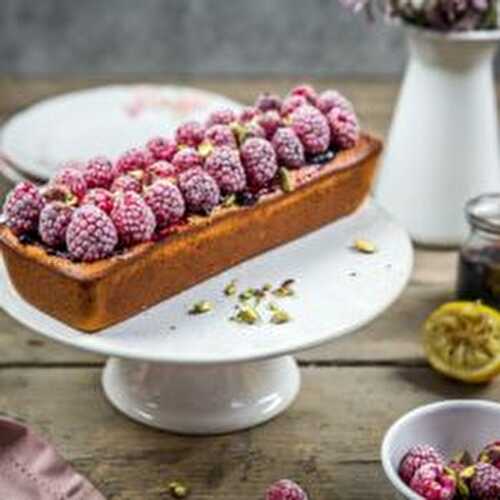 CAKE AU CITRON ET FRAMBOISES