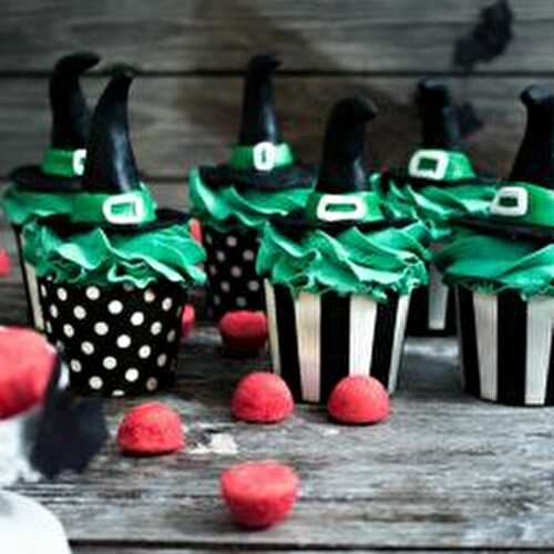 CUPCAKES HALLOWEEN, ATTENTION LES SORCIÈRES SONT DE LA PARTIE!