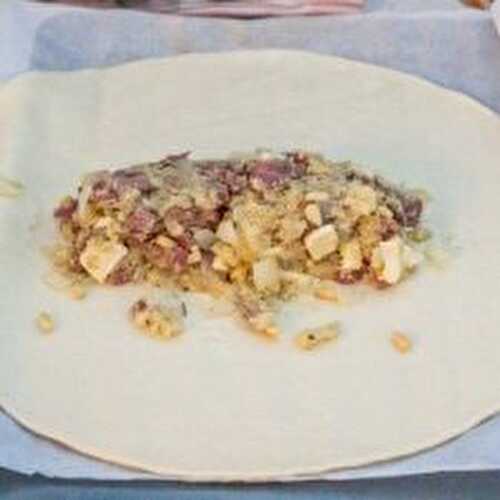 FRIAND AU FROMAGE CANARD ET POMMES