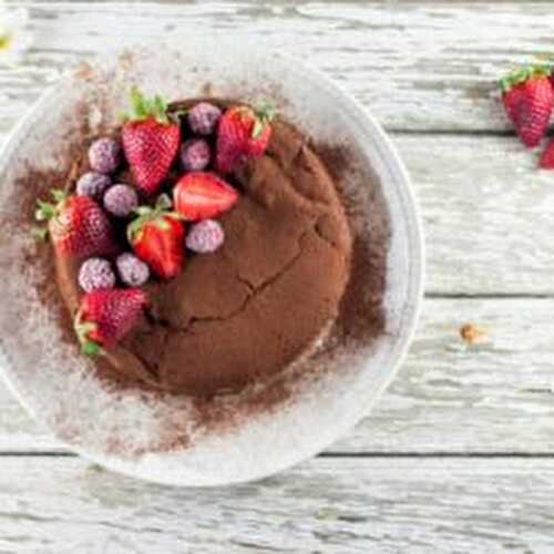 GÂTEAU SUPER FONDANT AU CHOCOLAT AVEC UNE CUISSON AU BAIN MARIE