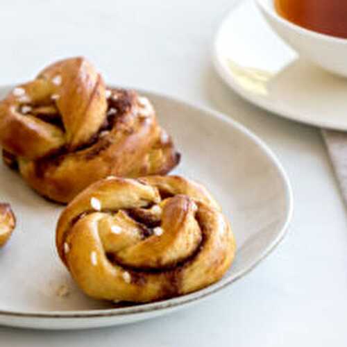 Kanelbullar, brioche Suédoise à la cannelle