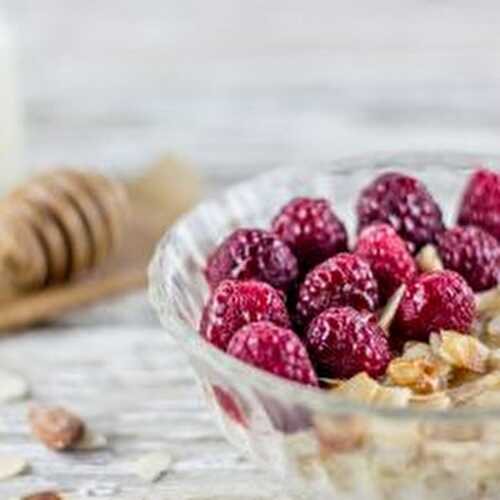 PORRIDGE FRAMBOISE AMANDE ET LAIT D’AMANDE