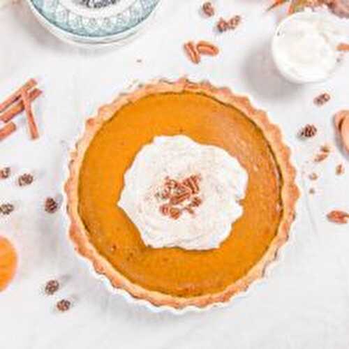 PUMPKIN PIE OU TARTE À LA CITROUILLE