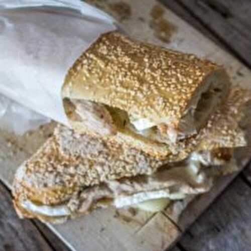 SANDWICH POULET CHÈVRE MIEL LA SOLUTION POUR UN REPAS EXPRESS